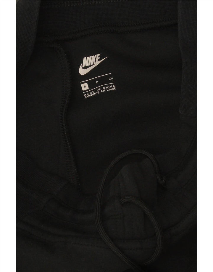 Nike - Pantalones de chándal capri para hombre, talla pequeña, algodón negro con bloques de color