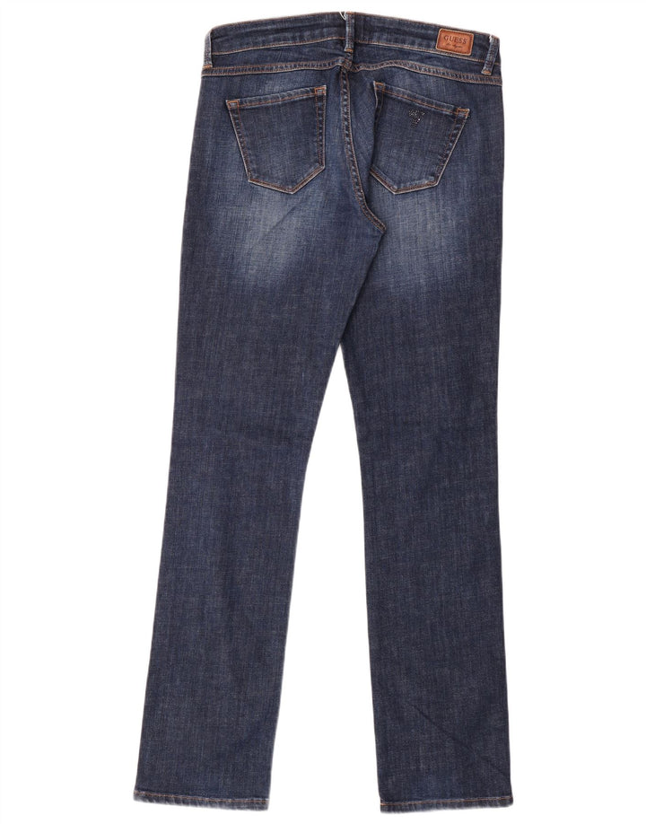 Vaqueros Guess Mujer Starlet Rectos W30 L32 Algodón Azul