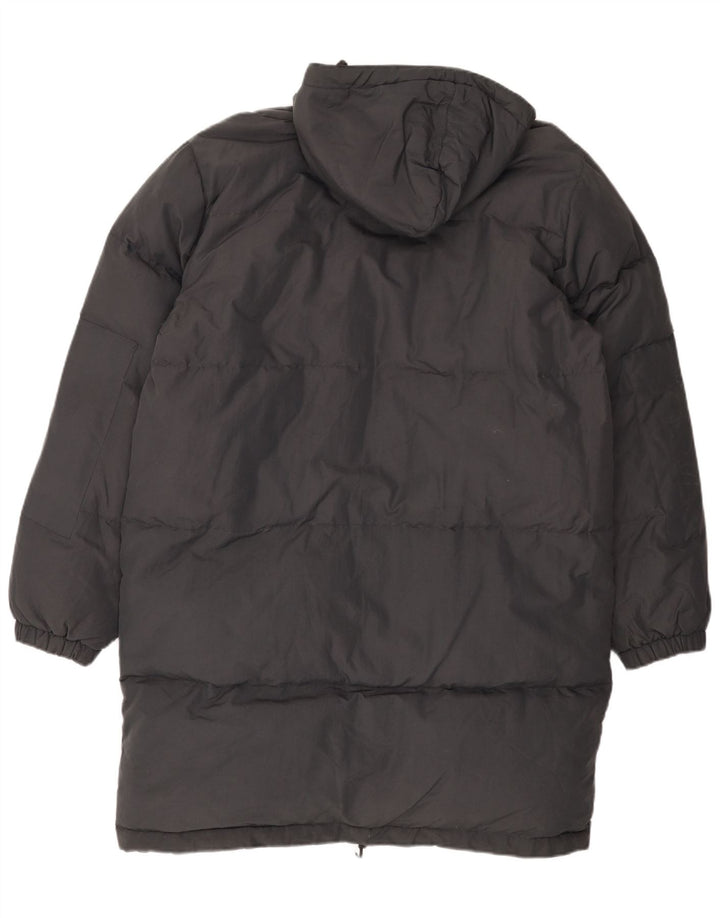 Gazzarrini Abrigo acolchado con capucha para hombre UK 42 XL Poliamida negra