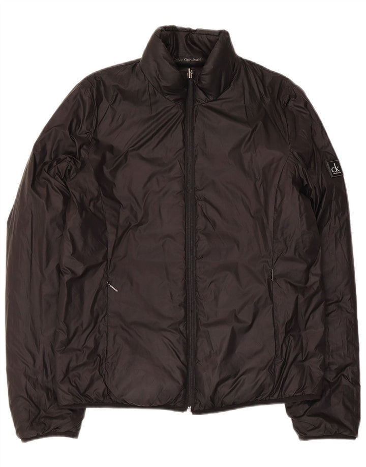 Calvin Klein Jeans Chaqueta reversible para mujer UK 44 Mediana Poliamida negra