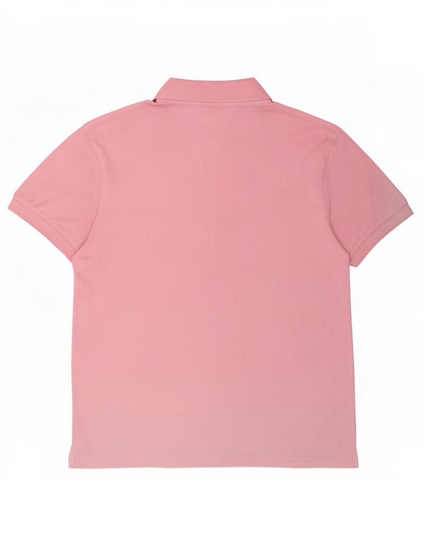 Marlboro Classics Mens Polo Shirt Large Pink Cotton