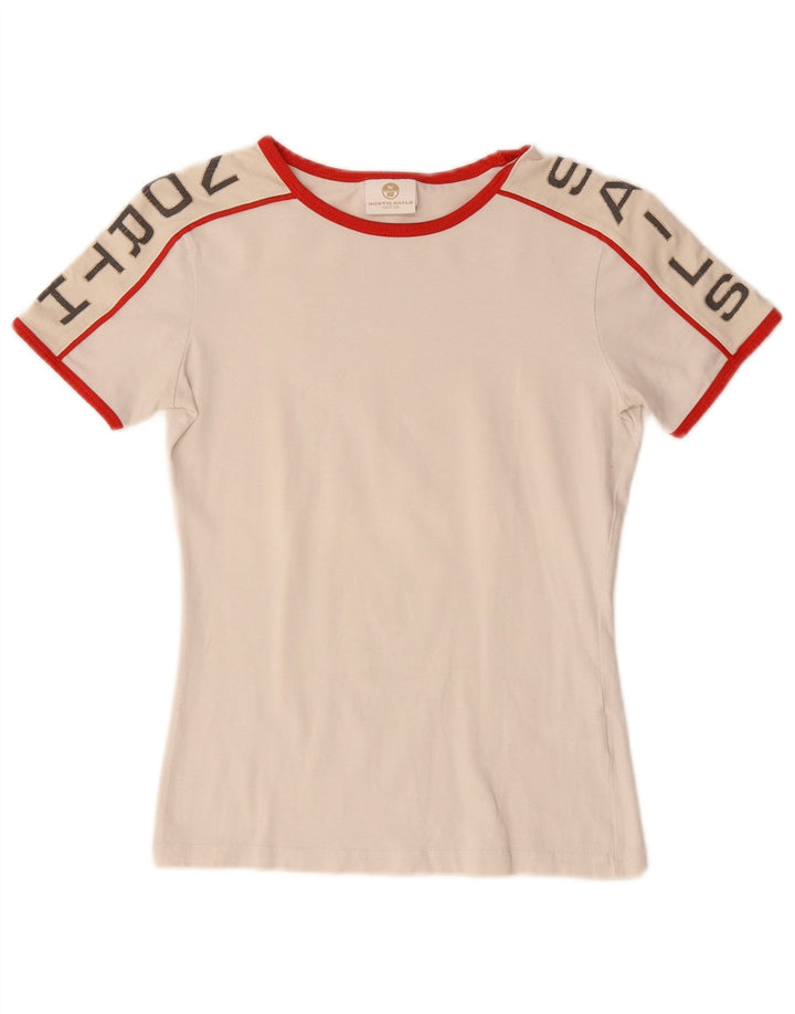 North Sails Camiseta gráfica para mujer Top UK 6 XS Blanco