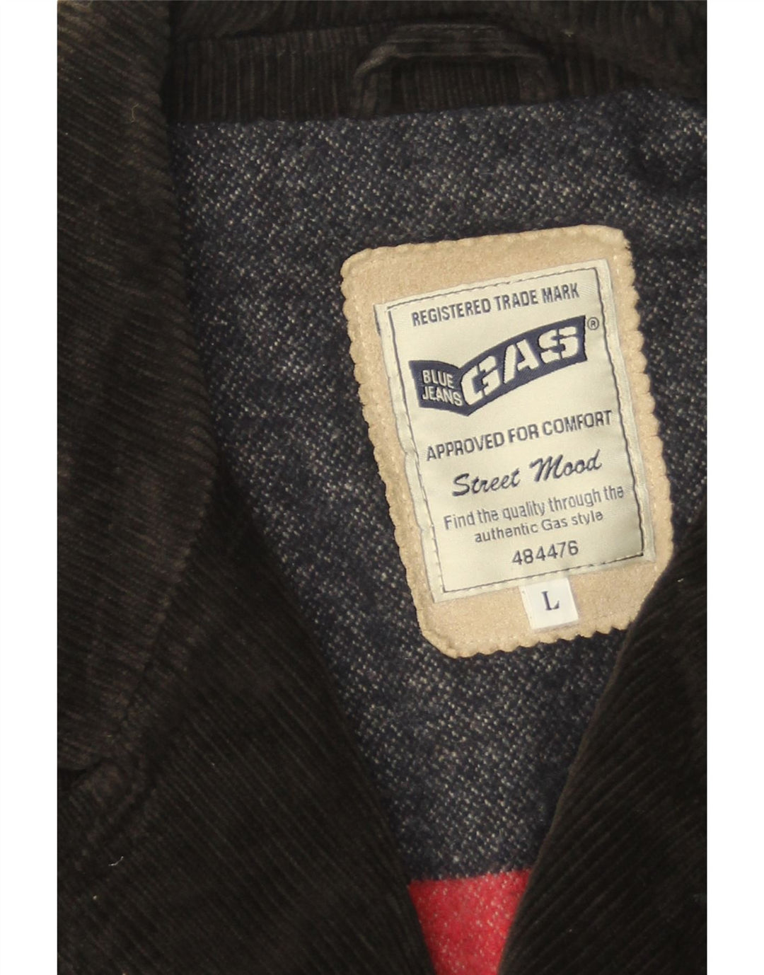 Chaqueta de pana para hombre Gas UK 40 Large Brown