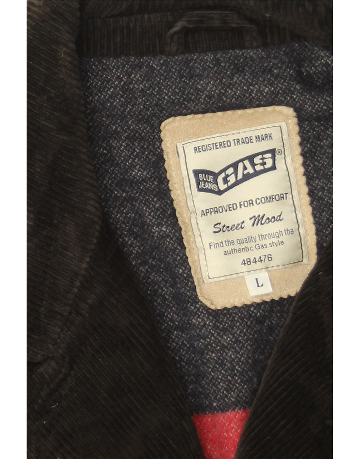 Chaqueta de pana para hombre Gas UK 40 Large Brown