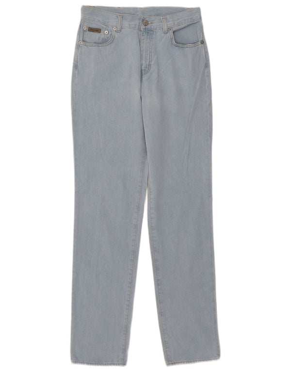 Vaqueros Rectos Calvin Klein Mujer W30 L32 Algodón Azul