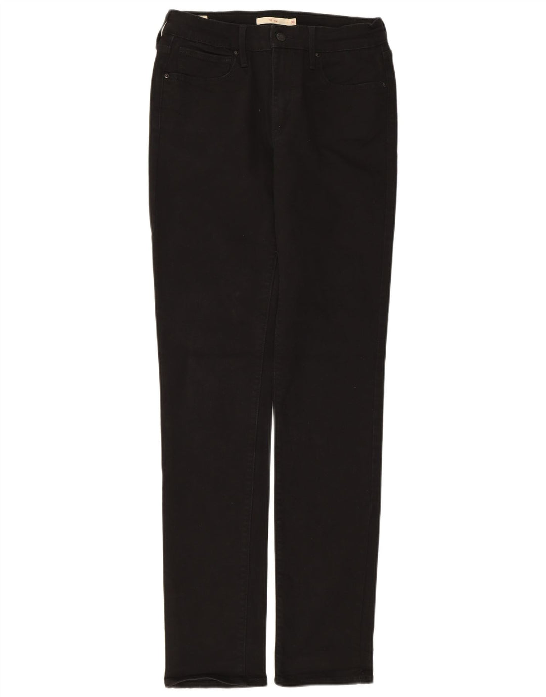 Vaqueros Levi's 710 Slim para mujer W30 L34 Algodón negro