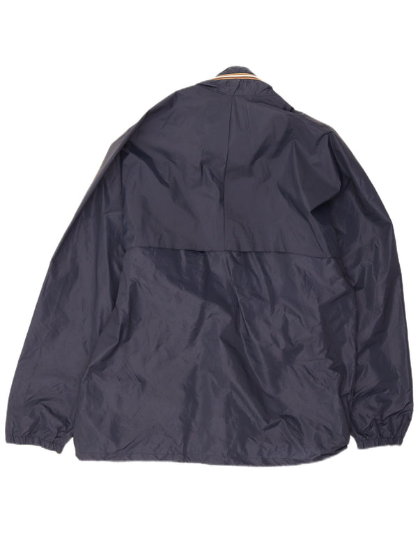 K-Way Chaqueta impermeable para hombre UK 40 Large Poliéster azul marino