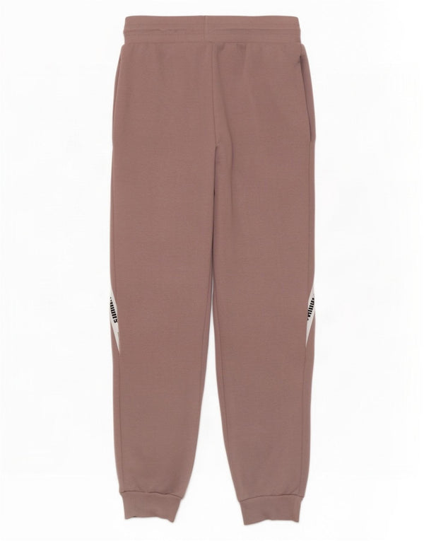 Puma Pantalones de chándal gráficos para mujer Joggers UK 10 Small Pink Colourblock