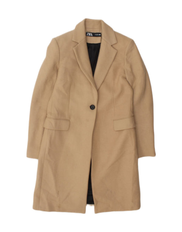 Zara Mujer Abrigo UK 6 XS Beige