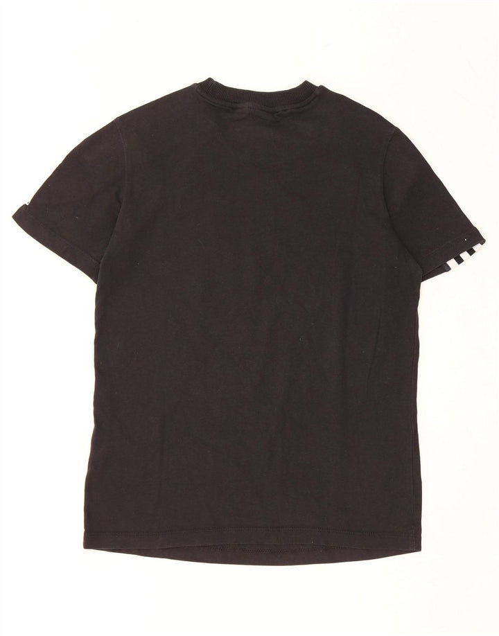 ADIDAS Camiseta gráfica para mujer Top UK 8 Small Black Cotton