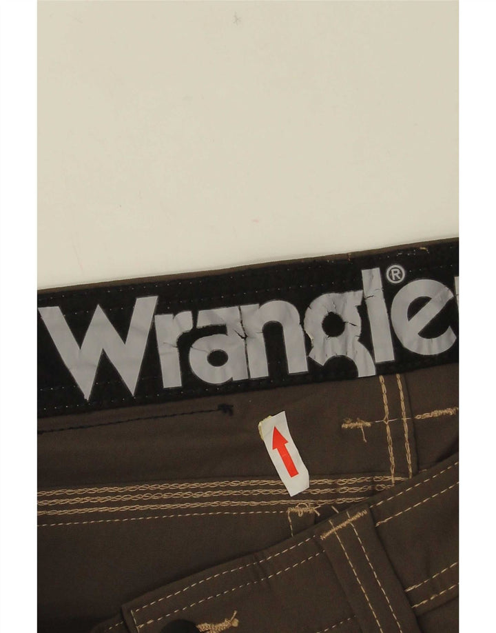 Pantalón Cargo Recto Para Hombre Wrangler W30 L34 Nylon Marrón