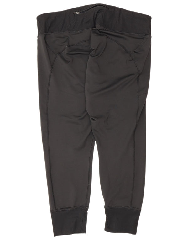 Nike Dri Fit Graphic Crop Leggings para mujer UK 40 XL Poliéster negro