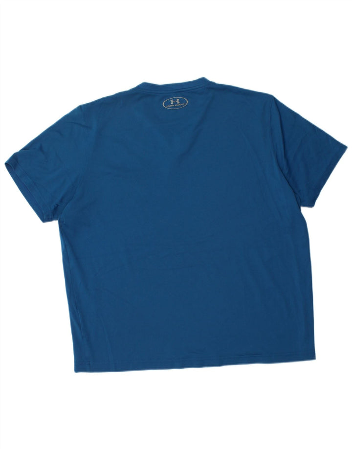 Camiseta Under Armour Heat Gear para hombre, color azul medio