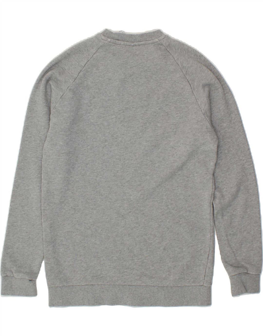 ADIDAS Mens Graphic Sweatshirt Jumper Small Grey Vintage Adidas and Second-Hand Adidas from Messina Hembry 