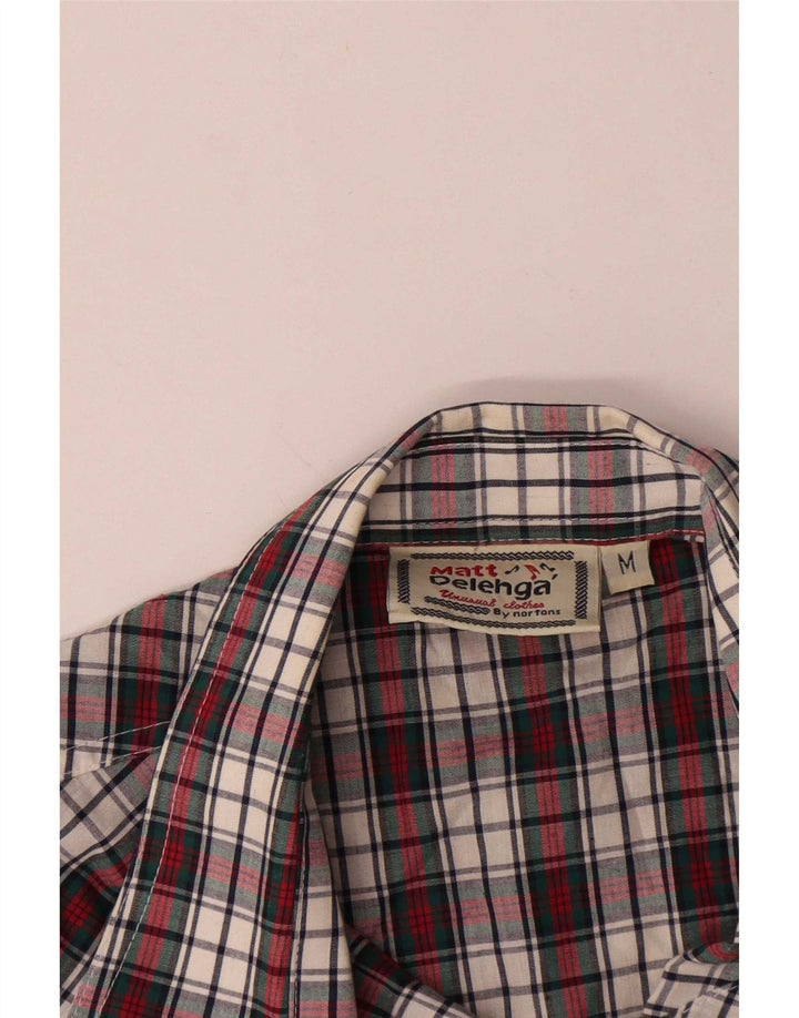 Matt Delehga Blusa de manga corta para mujer UK 42 Medium Multicolor