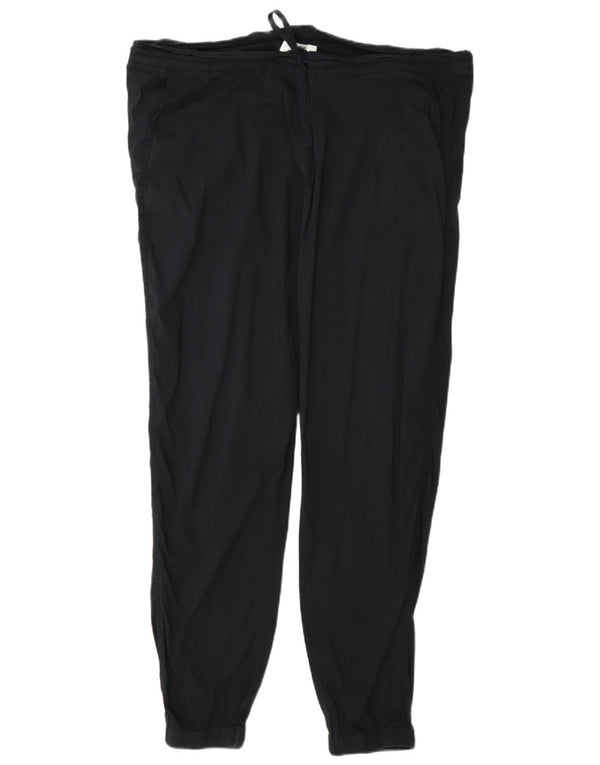 Cos Joggers para mujer pantalones casuales medianos W30 L28 algodón azul marino