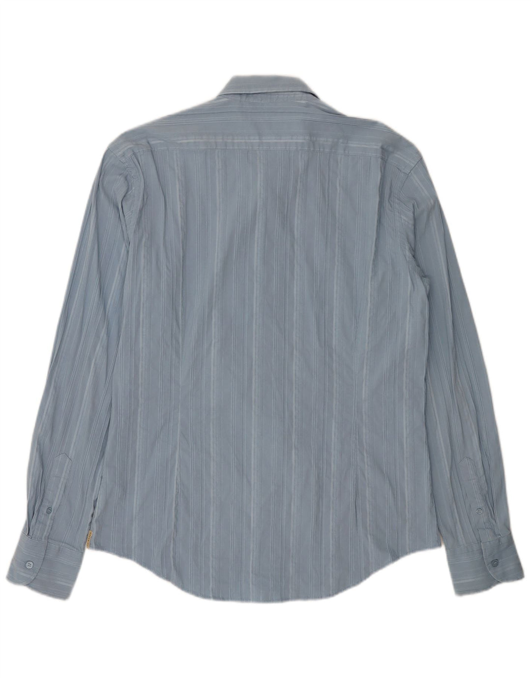 TED BAKER Camisa para hombre Talla 6 2XL Algodón a rayas azules