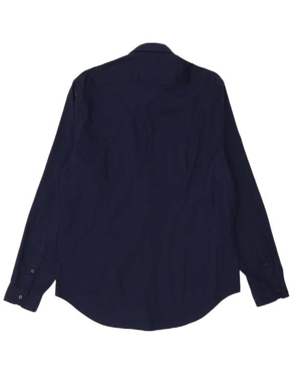 Zara Hombre Camisa Slim Fit XL Azul Marino