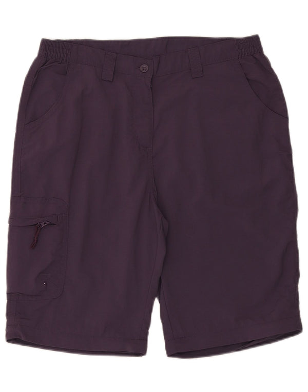 Pantalones cortos tipo cargo para mujer de Mountain Warehouse UK 12 Medium W32 Púrpura