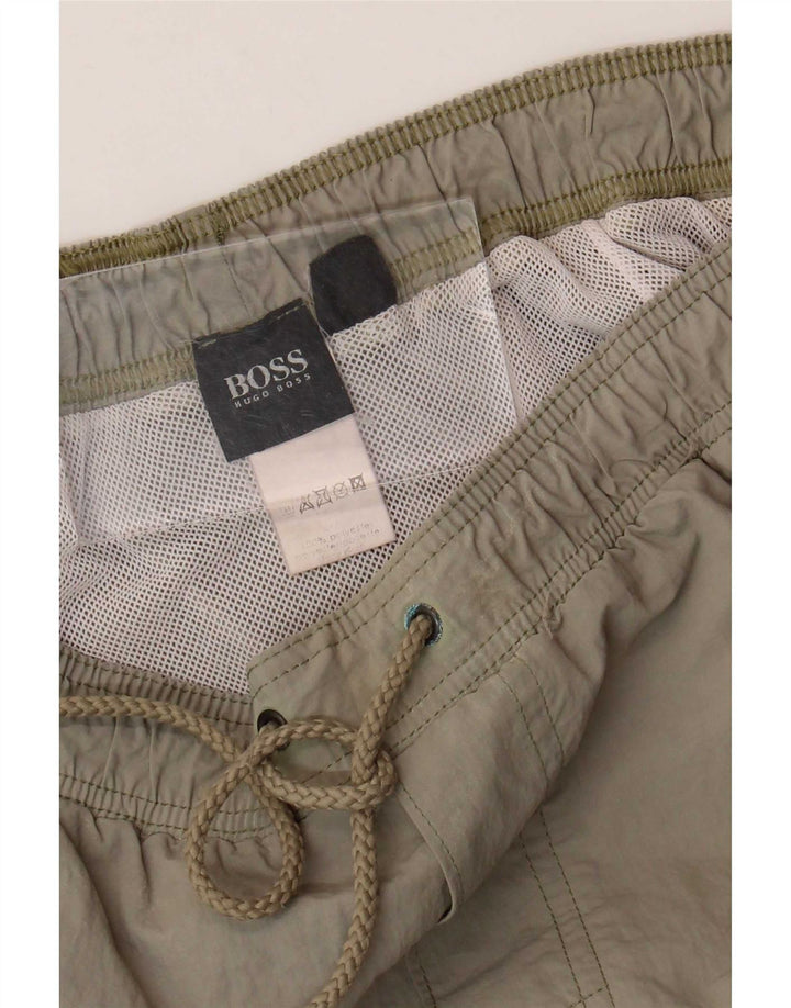 Bañador Hugo Boss Hombre | Bañador Grande De Nylon Verde