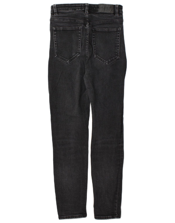 Zara Vaqueros Pitillo Mujer EU 36 XS W26 L26 Algodón Gris