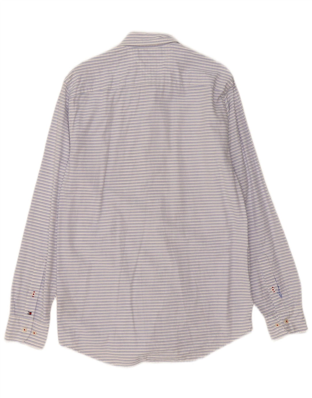 TOMMY HILFIGER Camisa New York Fit de algodón a rayas en azul medio