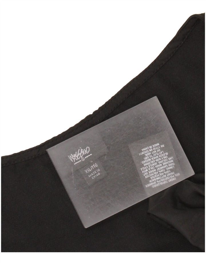 MOSSIMO Vestido recto para mujer UK 40 2XL Poliéster negro