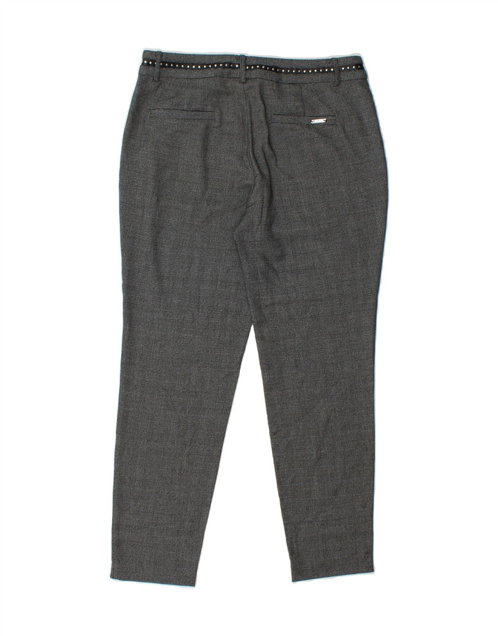 GUESS Womens Slim Chino Trousers W30 L29 Grey Polyester Vintage Guess and Second-Hand Guess from Messina Hembry 