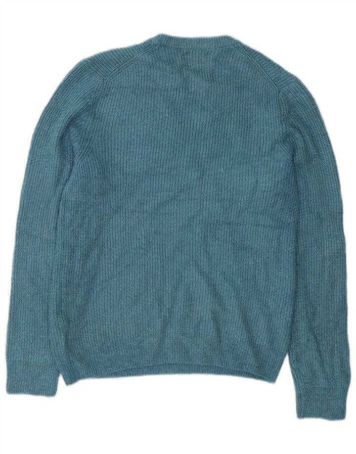 Marks & Spencer Jersey De Cuello Redondo Para Hombre Poliamida Azul Medio
