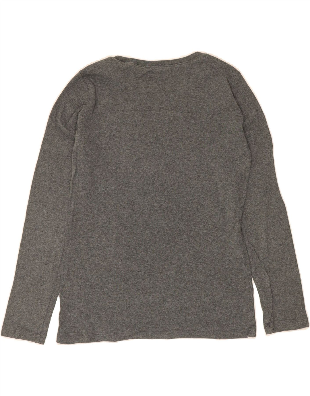 EDDIE BAUER Womens Top Long Sleeve UK 12 Medium Grey Cotton Vintage Eddie Bauer and Second-Hand Eddie Bauer from Messina Hembry 