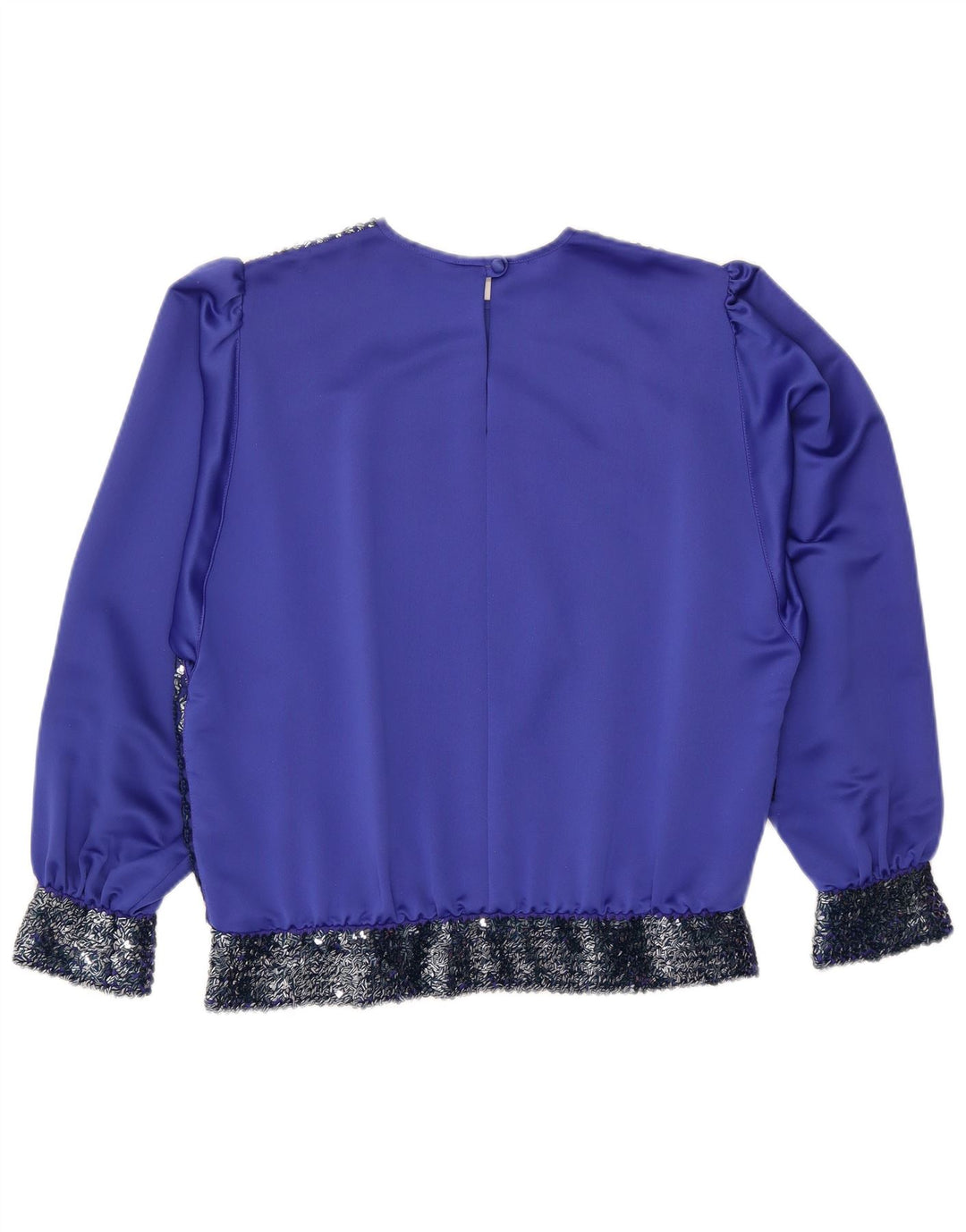 ARA Blusa de manga larga para mujer Top EU 44 XL Poliéster azul