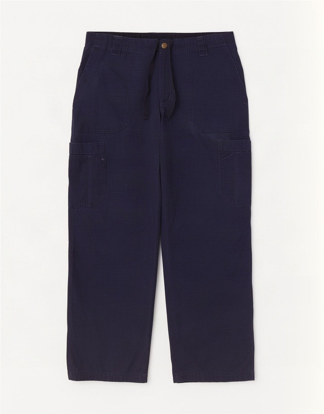 Carhartt Pantalón Cargo Recto Mujer Mediano W30 L30 Algodón Azul Marino