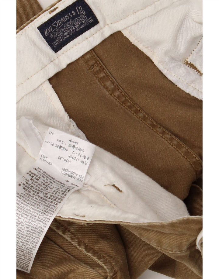 Levi's Pantalón chino ajustado para hombre W38 L30 Algodón beige