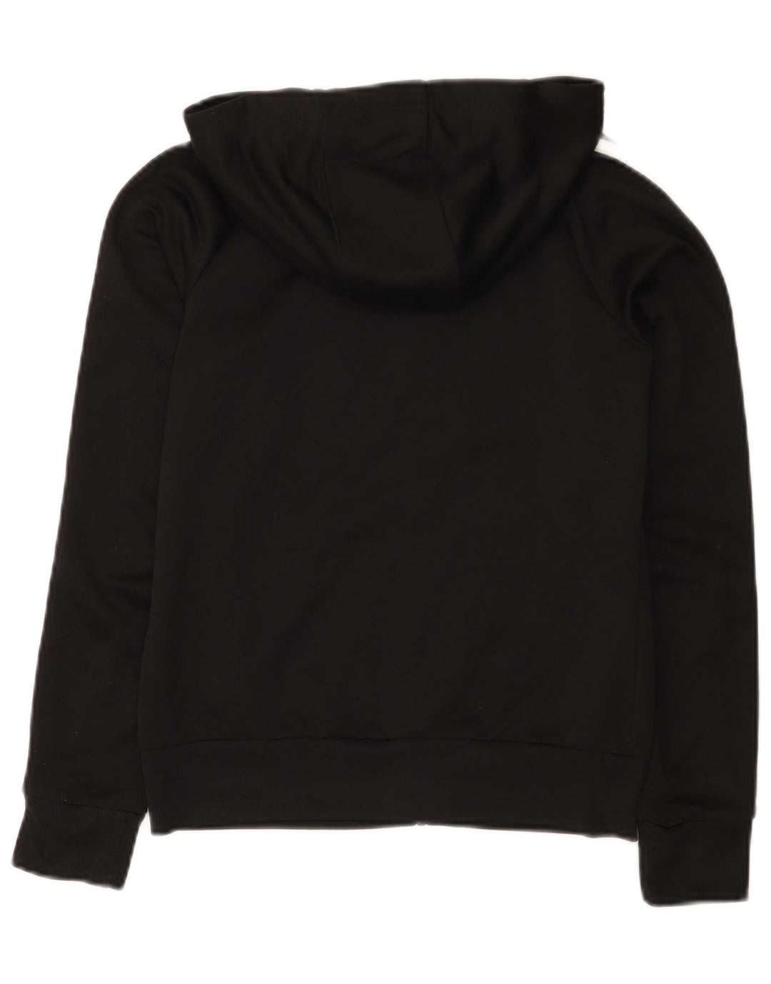 Adidas Sudadera con capucha y cremallera para niños 11-12 años Negro Poliéster