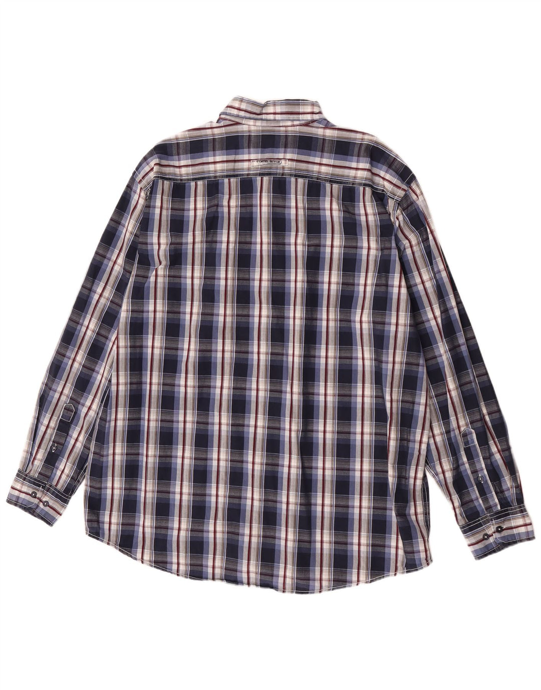 Camisa Camel Active Hombre XL Azul Marino Cuadros Algodón