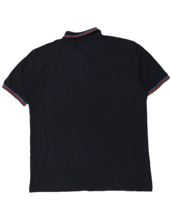 Kappa Polo Hombre 2XL Algodón Negro