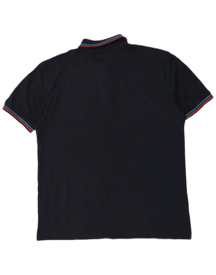 Kappa Polo Hombre 2XL Algodón Negro