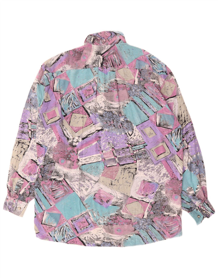 DORNBUSCH Camisa Hombre Talla 39/40 Viscosa Patchwork Multicolor Mediana