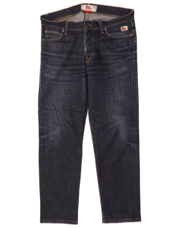 Roy Rogers Vaqueros rectos para hombre W32 L27 Algodón azul marino