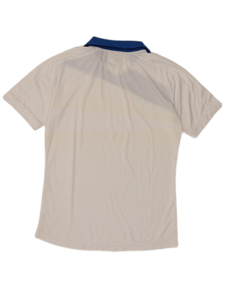 ASICS Polo para hombre poliéster color block medio blanco