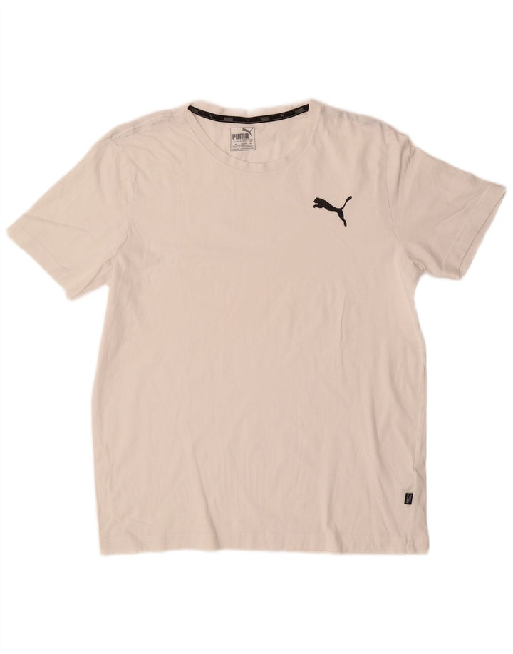 Camiseta PUMA para hombre Top Medium White Cotton