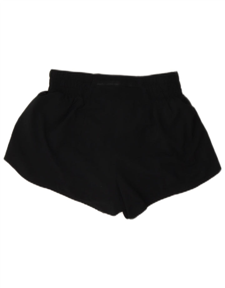 Nike Pantalones cortos deportivos Dri Fit para mujer UK 8 Small Poliéster negro