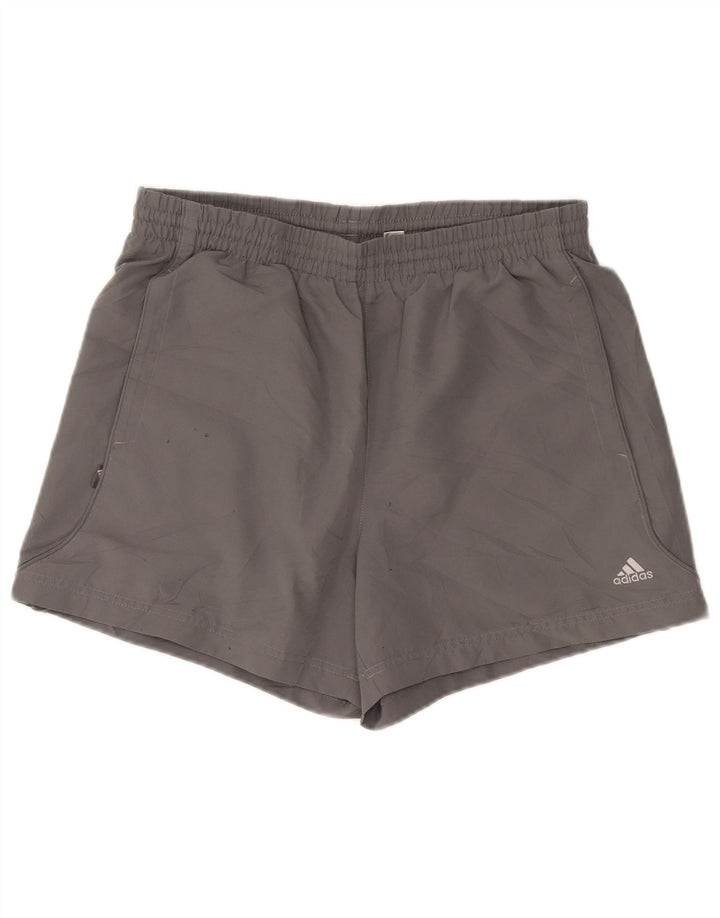 Pantalón Corto Deportivo Adidas Hombre Gris Medio Poliéster