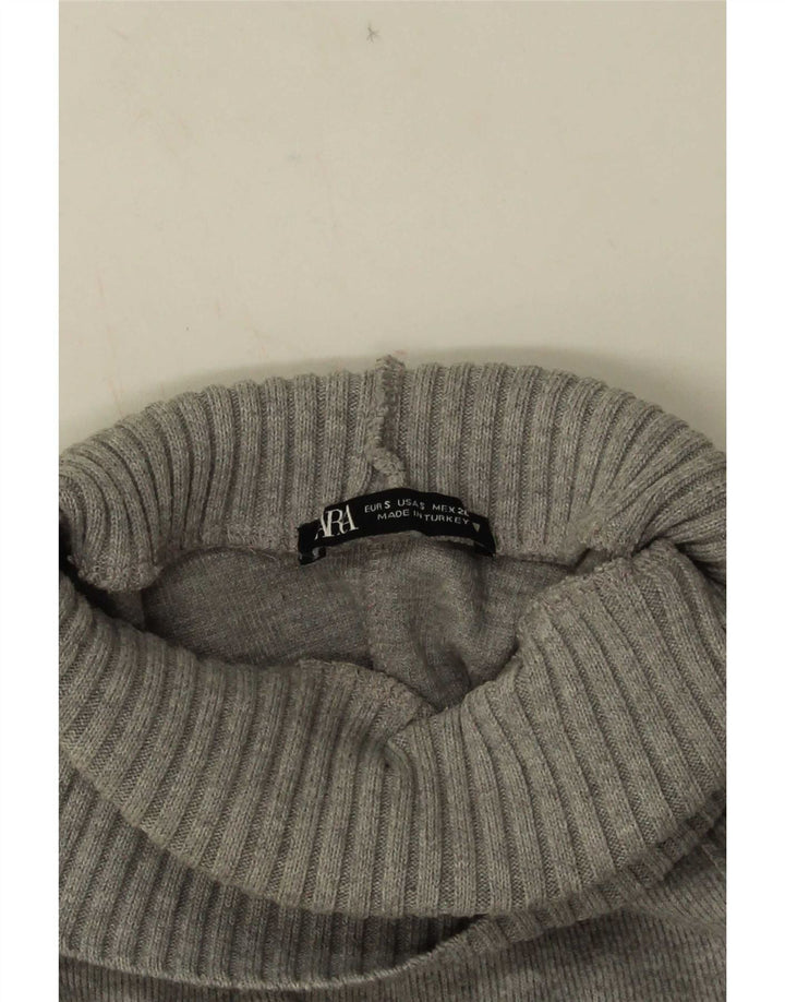 Zara Mujer Chaleco Tank Top UK 10 Small Gris