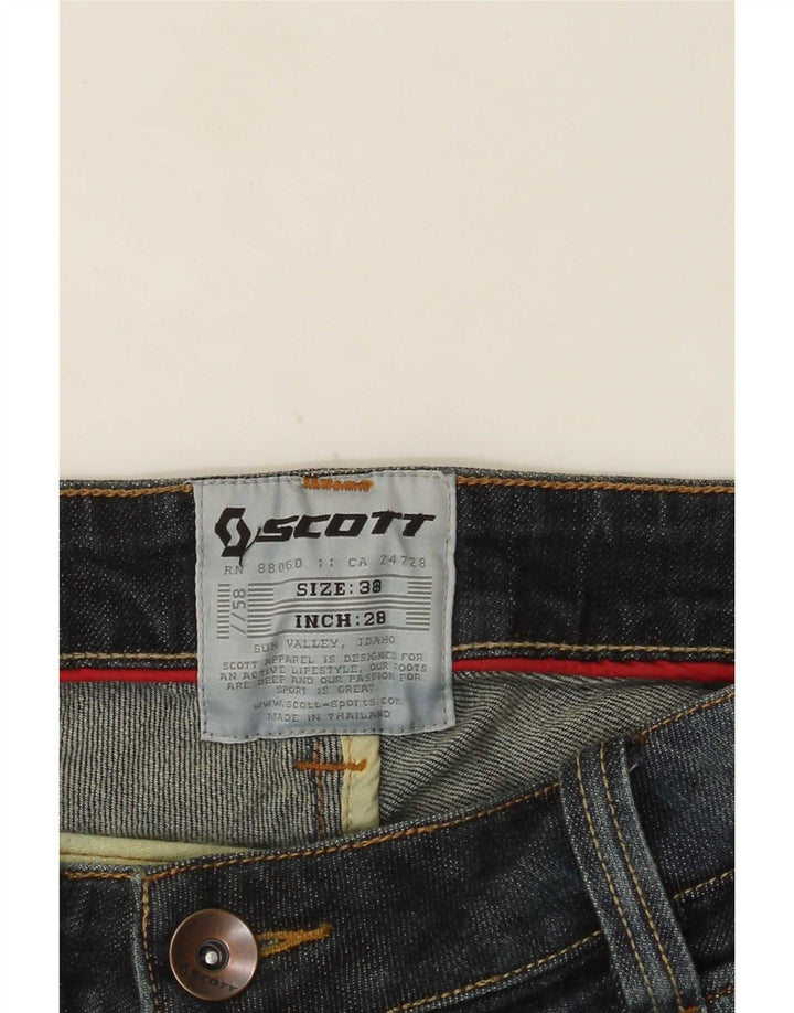 Vaqueros Rectos Mujer Scott W28 L33 Azul Marino