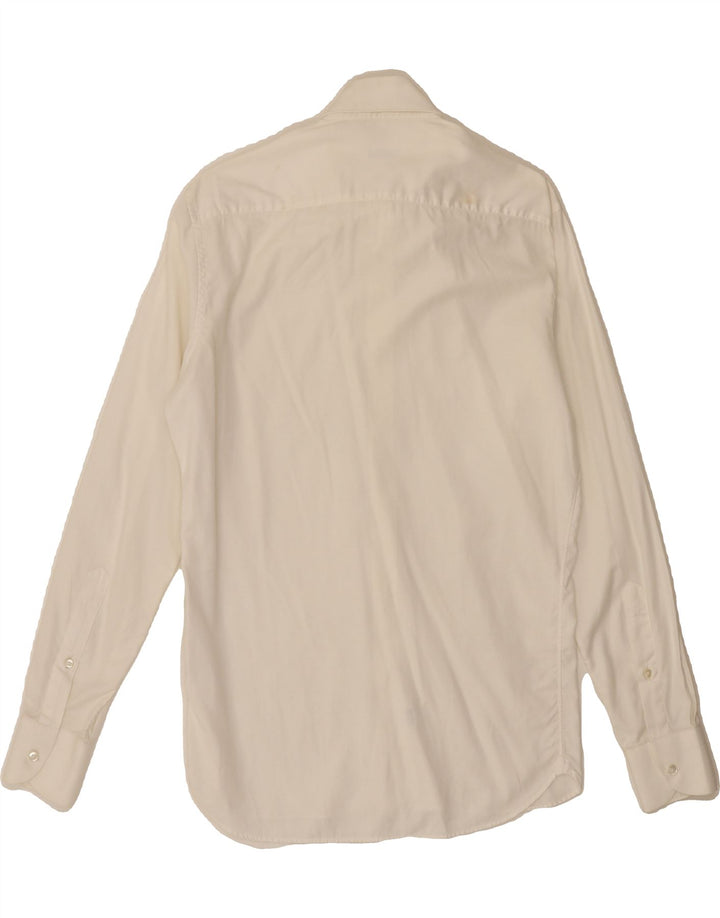 MOREAL Mens Shirt Medium White Cotton Vintage Moreal and Second-Hand Moreal from Messina Hembry 