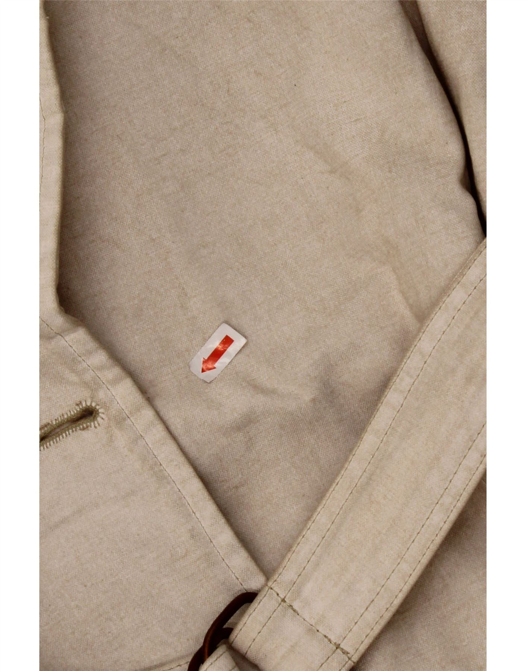 MURPHY & NYE Abrigo cruzado para mujer UK 44 Algodón beige medio