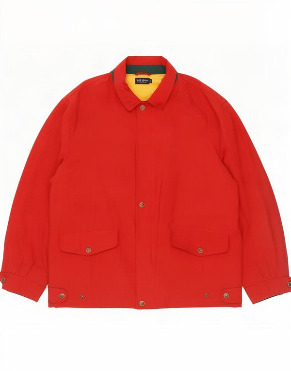 Gant Chaqueta cortavientos para hombre UK 40 Large Poliamida roja
