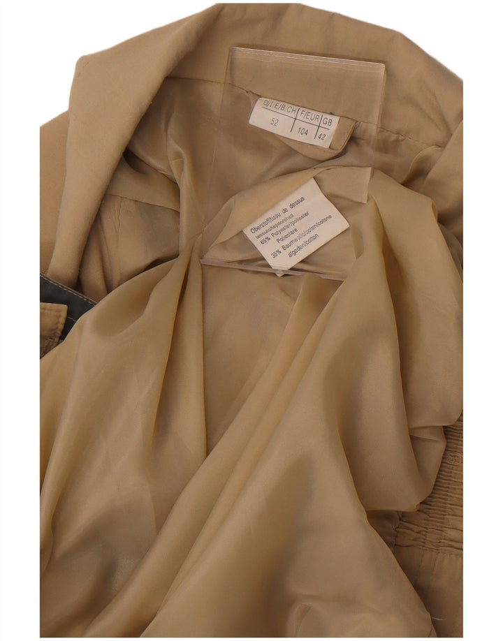 Chaqueta bomber vintage para hombre Reino Unido 42 XL Poliéster caqui