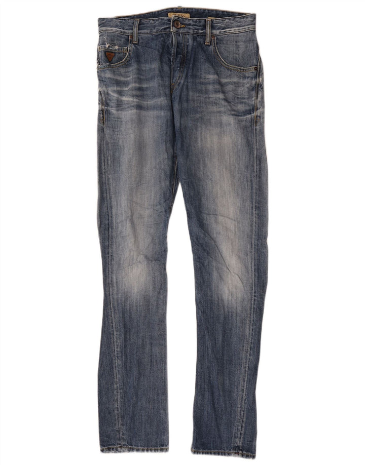 Guess Vaqueros Slim Hombre W30 L34 Algodón Azul